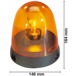 GIROFARO BASE PIANA 24V C/LAMP