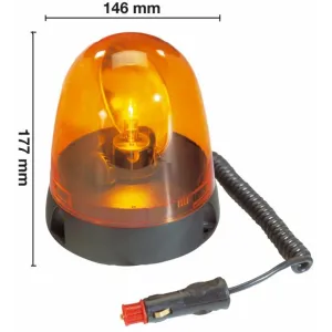 GIROFARO MAGNETICO 24V C/LAMP