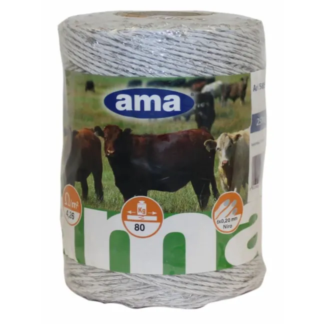FILO ELET 250MT BIANCO 6CON