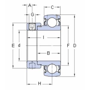 CUSCINETTO SKF YET206