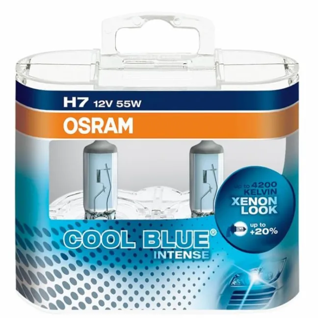 BOX LAMP H7 12V 55W CBLUE
