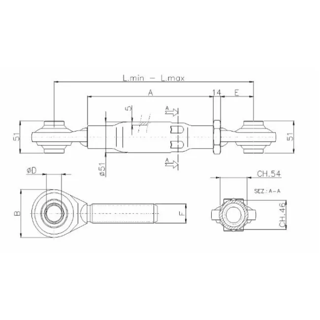 3 P.2 C.36X3 T=450 CHIAVE ESAG