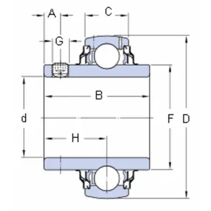 CUSCINETTO SKF YAR207-2RF