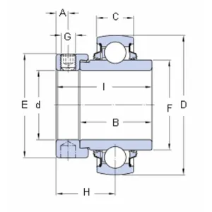 CUSCINETTO SKF YELAG205