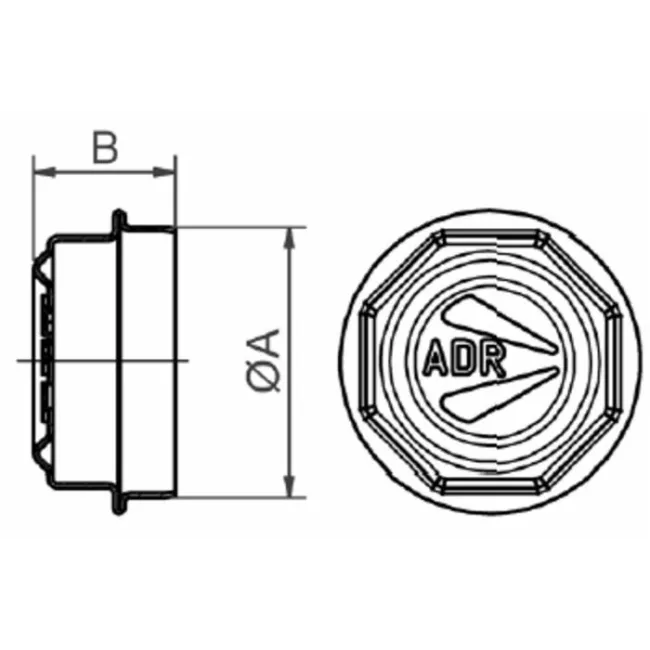 CALOTTA ADR 9RT47 Ø47MM BL.4PZ
