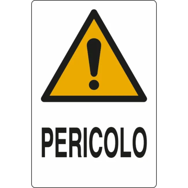 SEGNALE PERICOLO 30X20 ALL