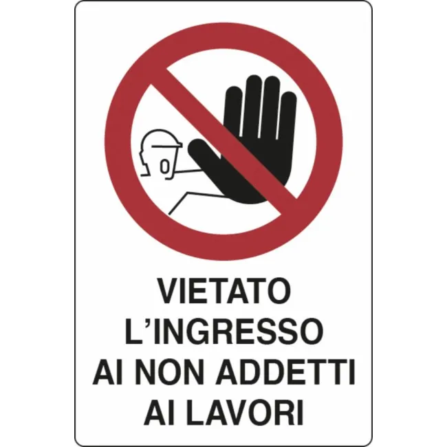 SEGNALE DIVIETO 30X20 ALL