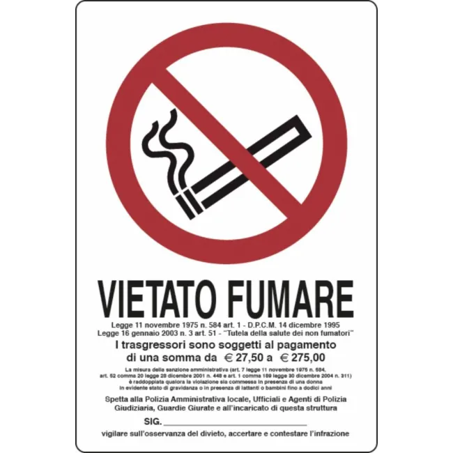 SEGNALE DIVIETO 30X20 ALL