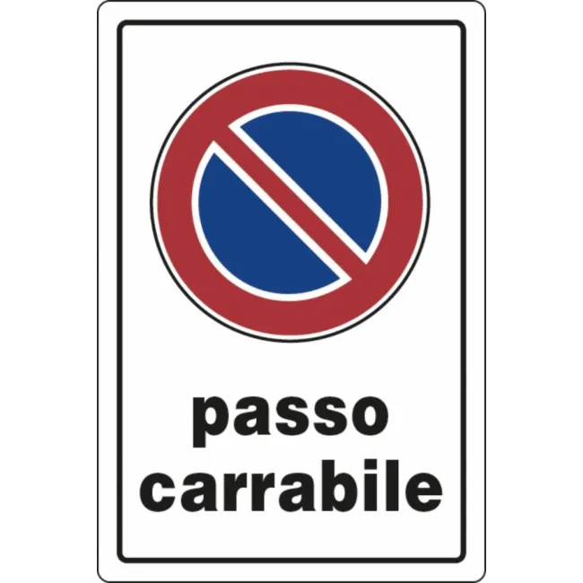 SEGN PRIVATA 30X20 PLASTICA