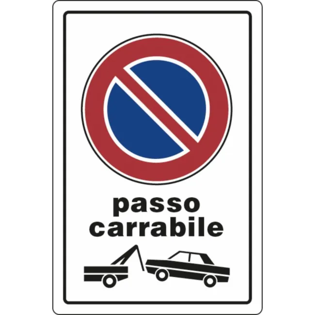 SEGN PRIVATA 30X20 PLASTICA