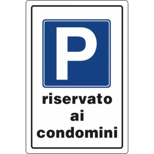 SEGN PRIVATA 30X20 PLASTICA