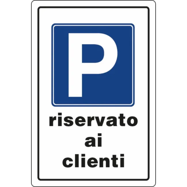 SEGN PRIVATA 30X20 PLASTICA