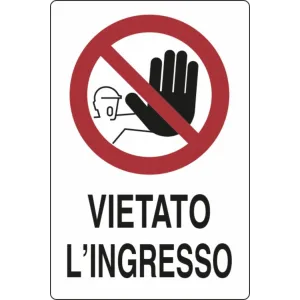SEGN PRIVATA 30X20 PLASTICA