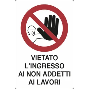 SEGN PRIVATA 30X20 PLASTICA