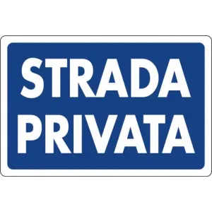 SEGN PRIVATA 30X20 PLASTICA