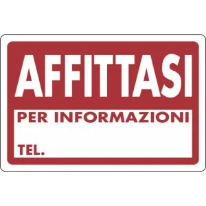 SEGN PRIVATA 30X20 PLASTICA