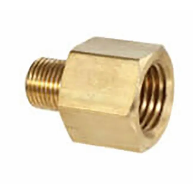 NIPPLO RID, 1/4"F X 1/8" OTTON