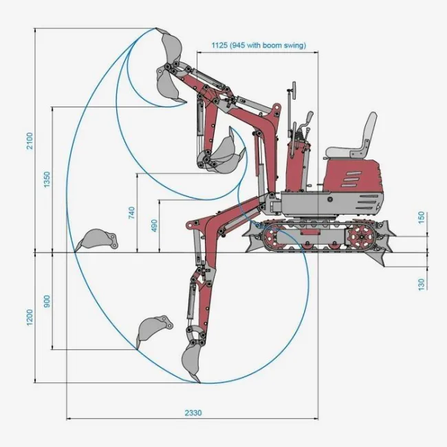 ESCAVATORE EAG100T
