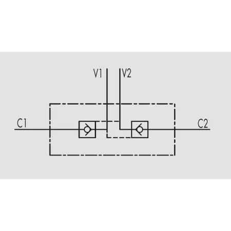 VBPDE 1/4"L 2 C.EX.C.