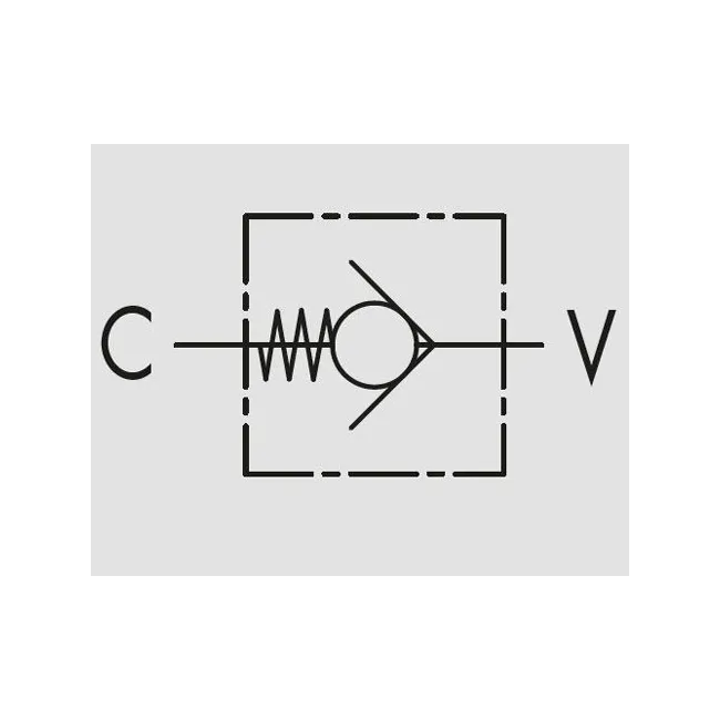 VALVOLA DI RITEGNO TARATA 5 BAR