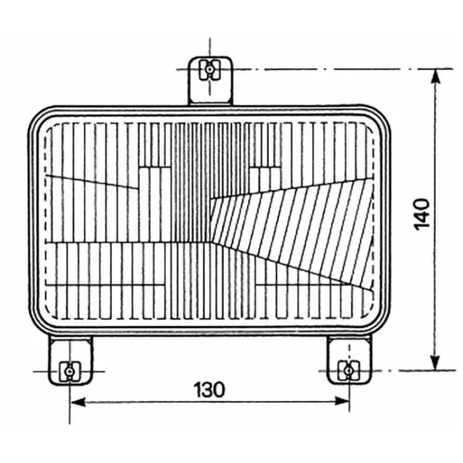 FAN. ANT. ASIMM. 2 LUCI H4