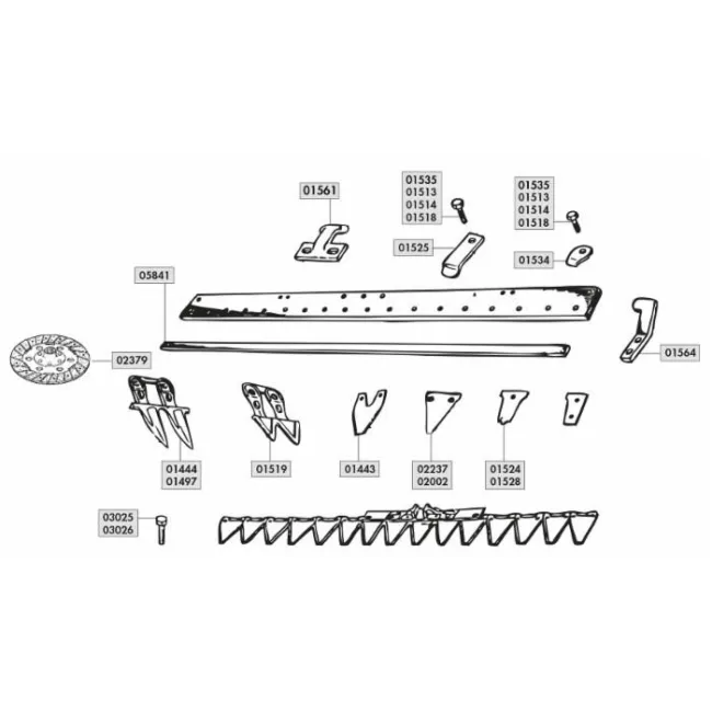 DENTE DOPPIO SEMIF.MULCHING.