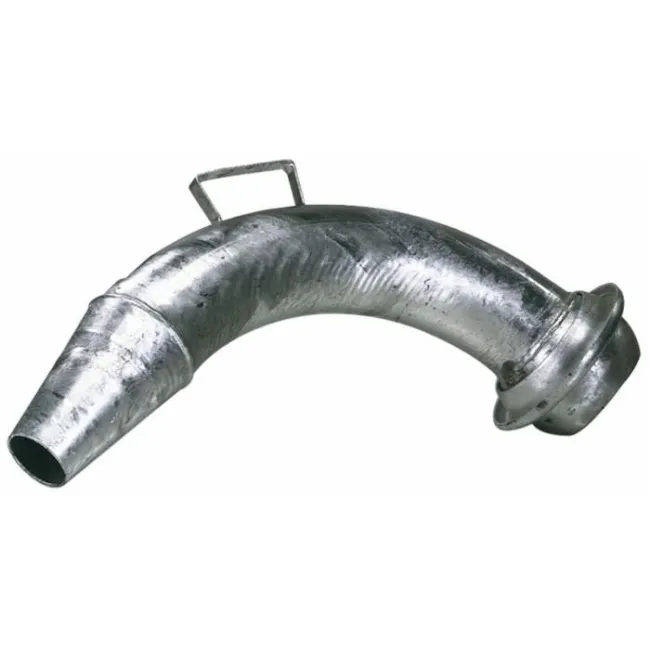 CURVA 90° ZINC.Ø150 CONO E SF.