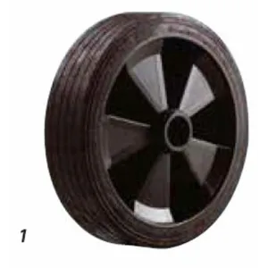 RUOTA 250X60 BOCCOLA §20 NYLON