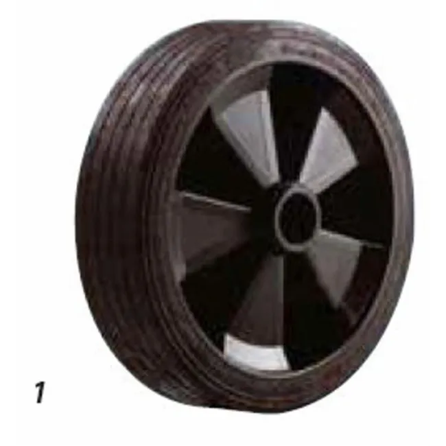 RUOTA 250X60 BOCCOLA §20 NYLON