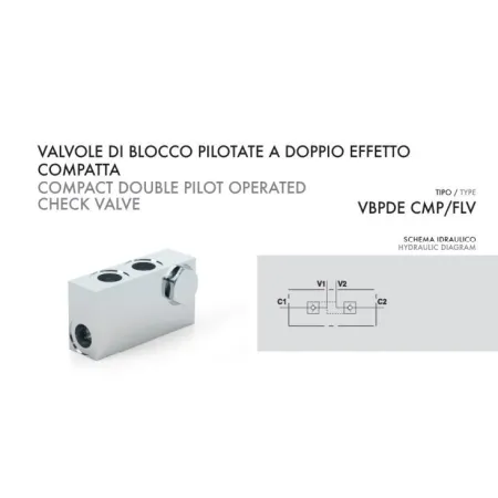 VALVOLA DI BLOCCO COMPATTA 1/4