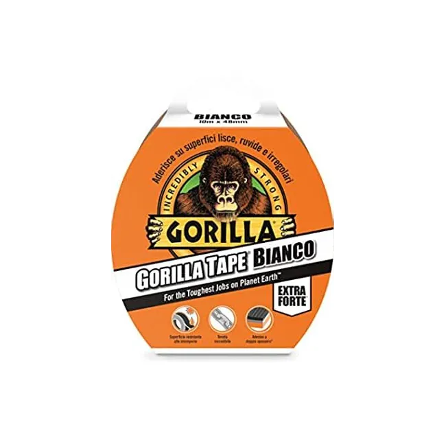GORILLA AMERICAN TAPE BIANCO 11M