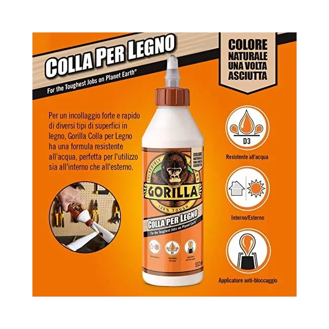GORILLA COLLA PER LEGNO 532ML