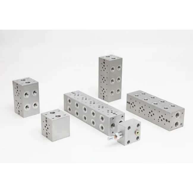 BASE CETOP3 MODULARE 4 POSIZIONI
