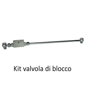 KIT VALVOLA DI BLOCCO E RACCORDI