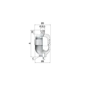 ACCUMULATORE PMAX 350 BAR 0.1 LT