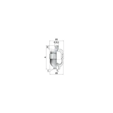 ACCUMULATORE PMAX 350 BAR 0.35 LT